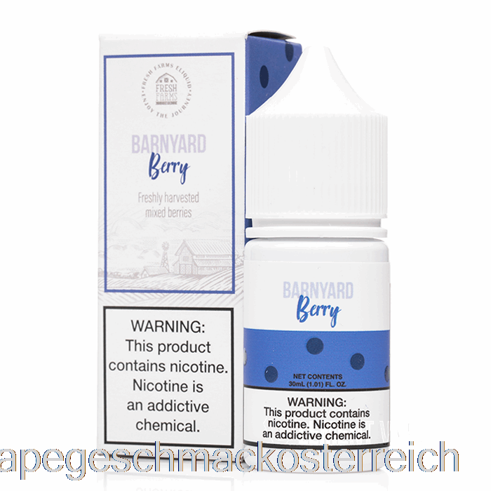 Barnyard Berry – Frische Bauernsalze – 30 Ml, 35 Mg Vape-Geschmack